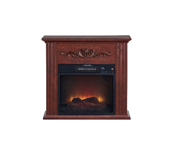 Electric fireplace 28 inch 400 sq ft. heater mantel chestnut (NEW) for