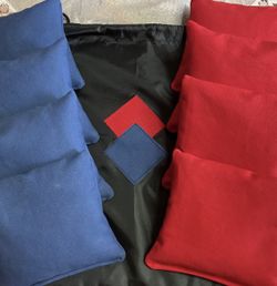 Cornhole Bags 4Red/4Black $25