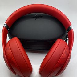 NBA Houston Rockets Red Beats Studio3 Bluetooth Wireless Headphones With Noise Canceling #1911
