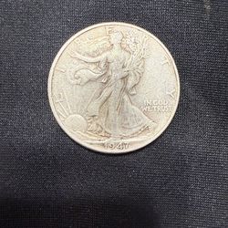 1947 Walking Liberty Half Dollar