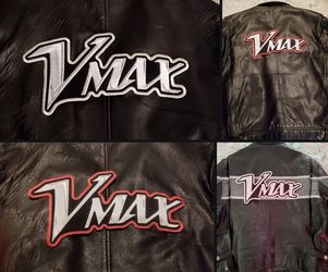 YAMAHA VMAX EMBROIDERED XL 12"x6" JACKET PATCH, 3D ACCENTS, HIGH QUALITY, EXCLUSIVELY AVAILABLE THROUGH ME