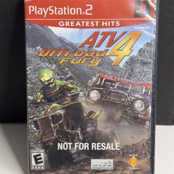 ATV Offroad Fury 4 (Sony PlayStation 2, 2006) Greatest Hits | Complete CIB 
