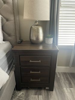 2 Ashleys furniture nightstands 