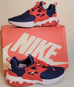 Nike React Presto Deep Royal White University Red CW5586-400 Men Size 8.5, Wm 10