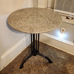 Antique Stone Round Bistro Table 