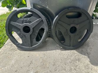 Set of 25 lbs Olympic weight plates
