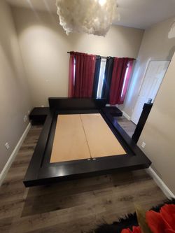 Bed Frame - Custom Made Solid Wood Queen Size