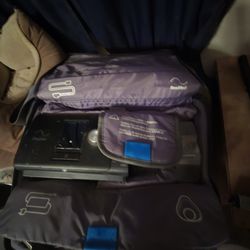 Res Med Cpap Machine With Multiple Extra Hoses Filters Nose Pieces