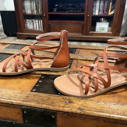 Girls Cat & Jack Brown Sandals Size 4