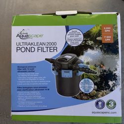NEW Aquascape ULTRAKLEAN 2000 POND FILTER
