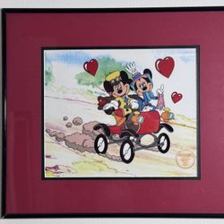 Walt Disney Limited Serigraph Cel, LE 9,500, Mickey Mouse 60th An, Sunday Drive