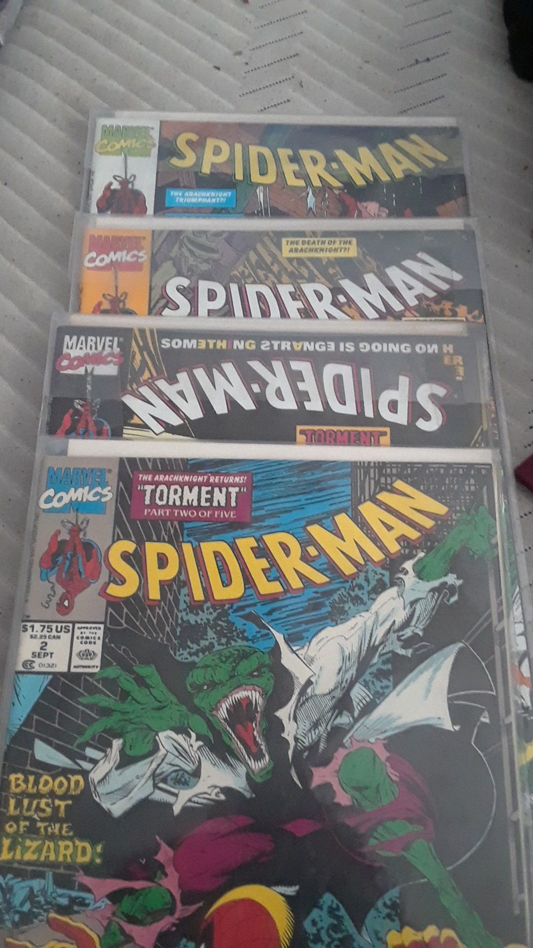 Spider man comic books