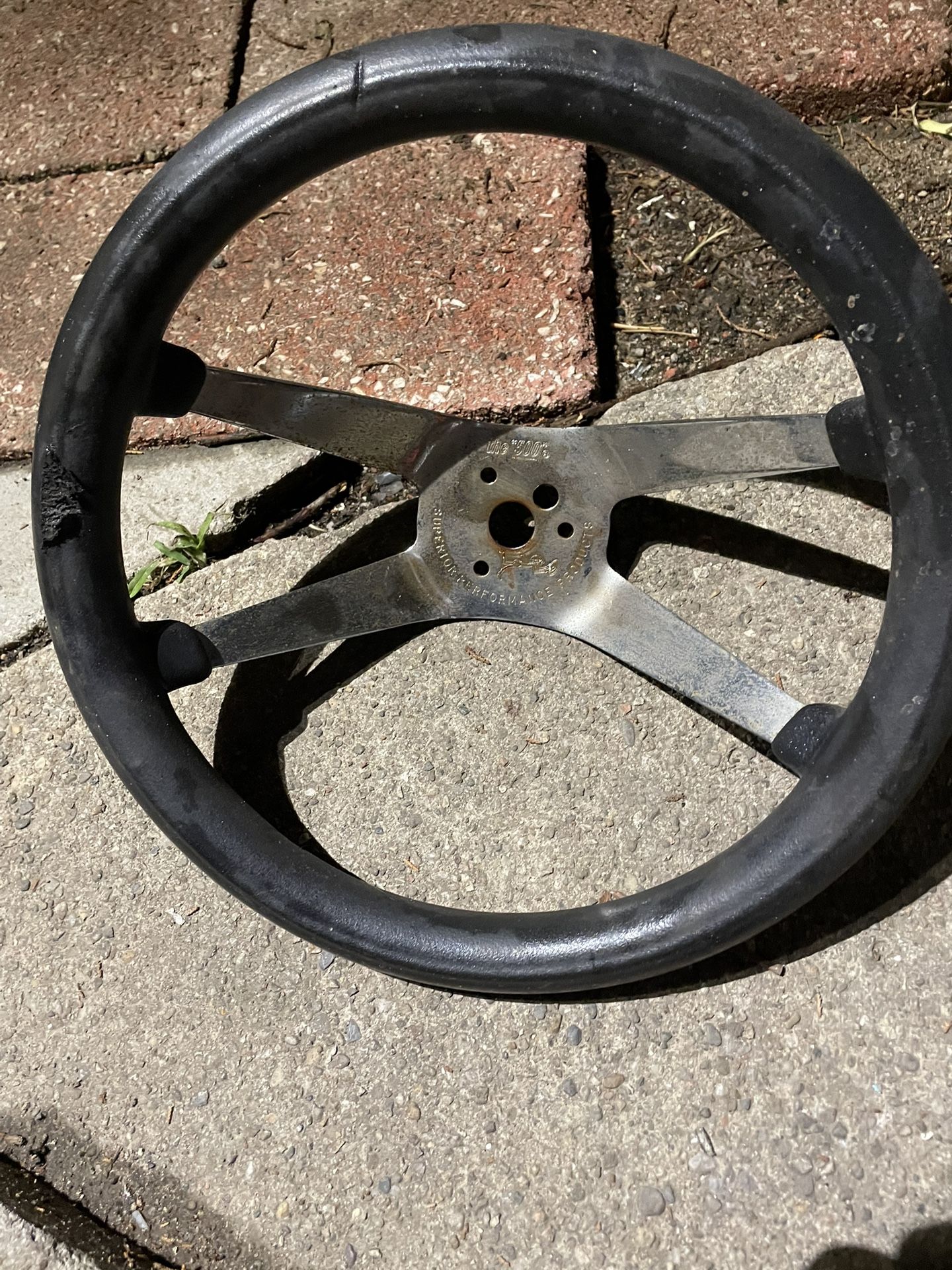 "1983 500" steering wheel by Superior Performance