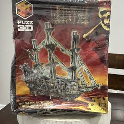 SEALED NEW FLYING DUTCHMAN PIRATES OF CARIBBEAN 3D PUZZLE FACTORY