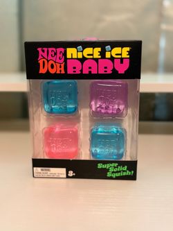 Nee Doh Nice Ice Baby Squish Toys 4-Pack