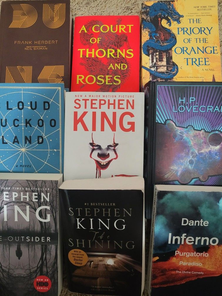 Fiction/Fantasy/Horror Book Collection Or Individual