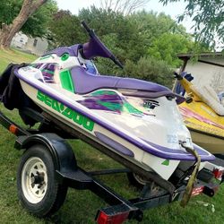 Clean 96 Seadoo Spi With Trailer And Cover