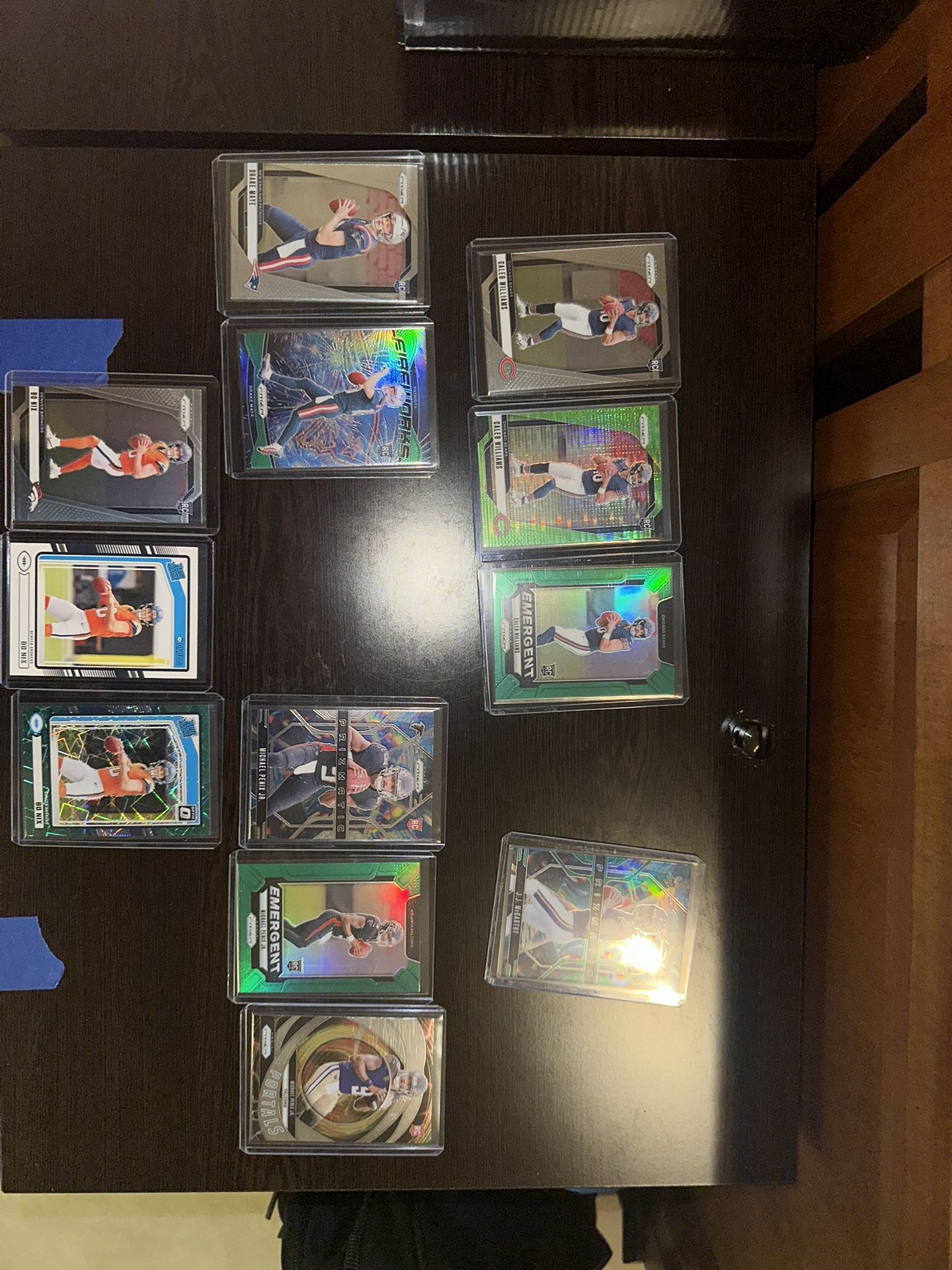 2023-2025 Rookie Football Cards Lot. Will Trade For Pokemon