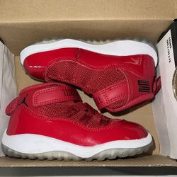 Kids Red Jordan 11s 
