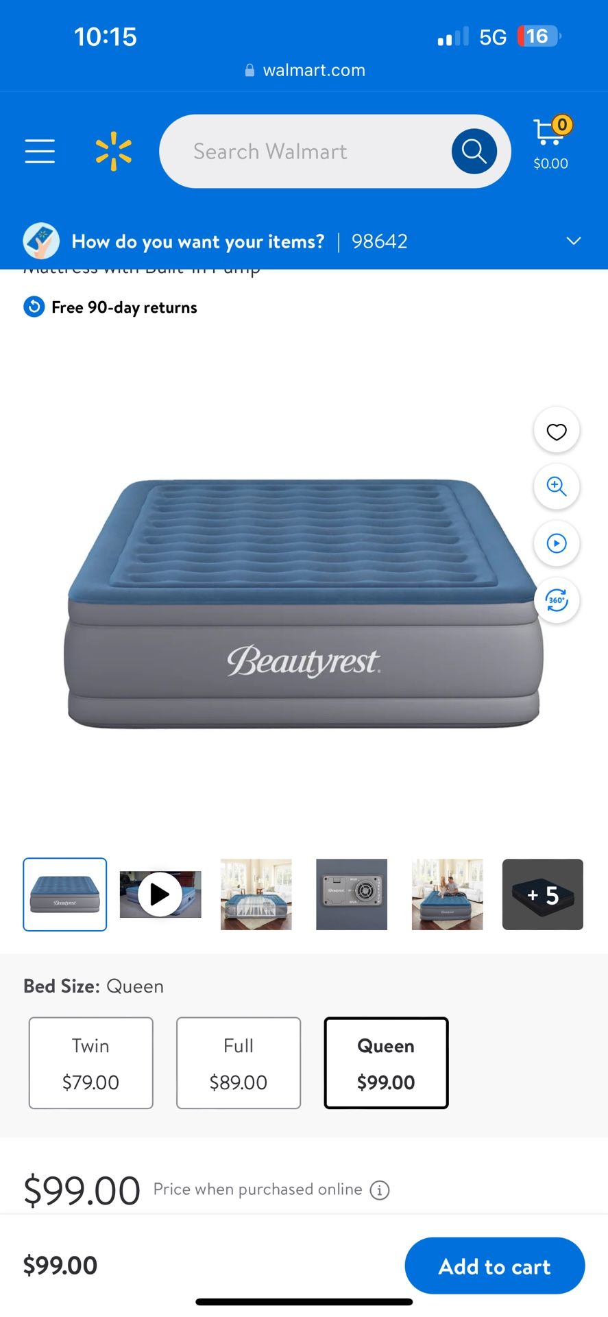 Inflatable Air Mattress 