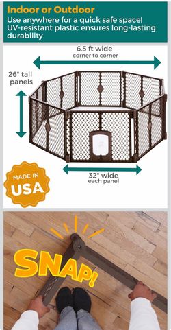pet gated cage grey