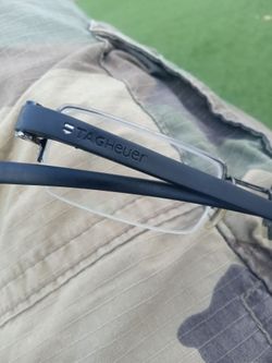 Tag Hauer men's titanium reading glasses frame