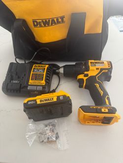 Dewalt 20 volt 1/2” Drill Brushless with 2Ah battery, charger and bag NEW