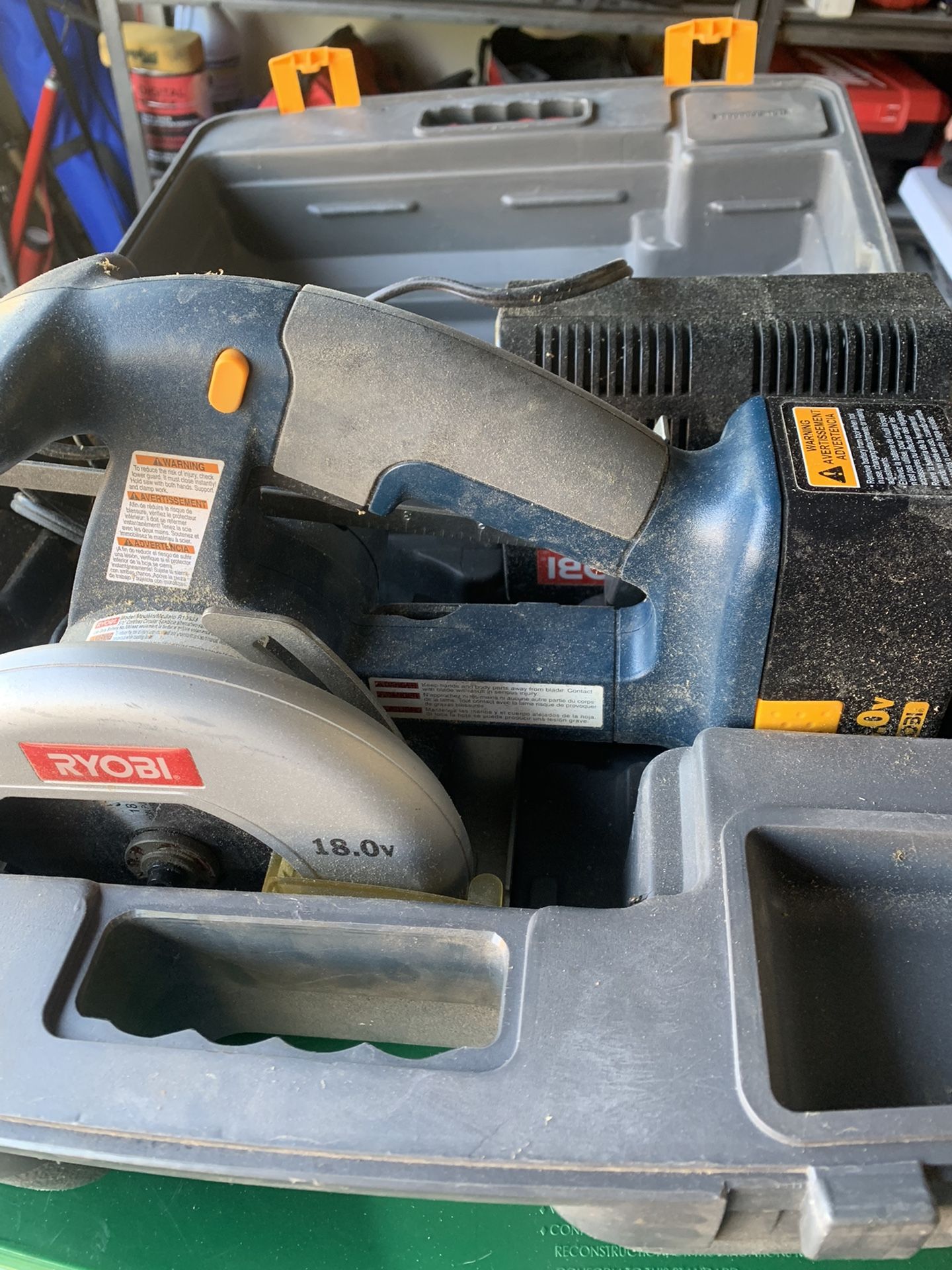18V Ryobi Skil saw