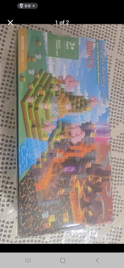 100pcs Magnetic Building Cubes - Minecraft Style Set - Like New
