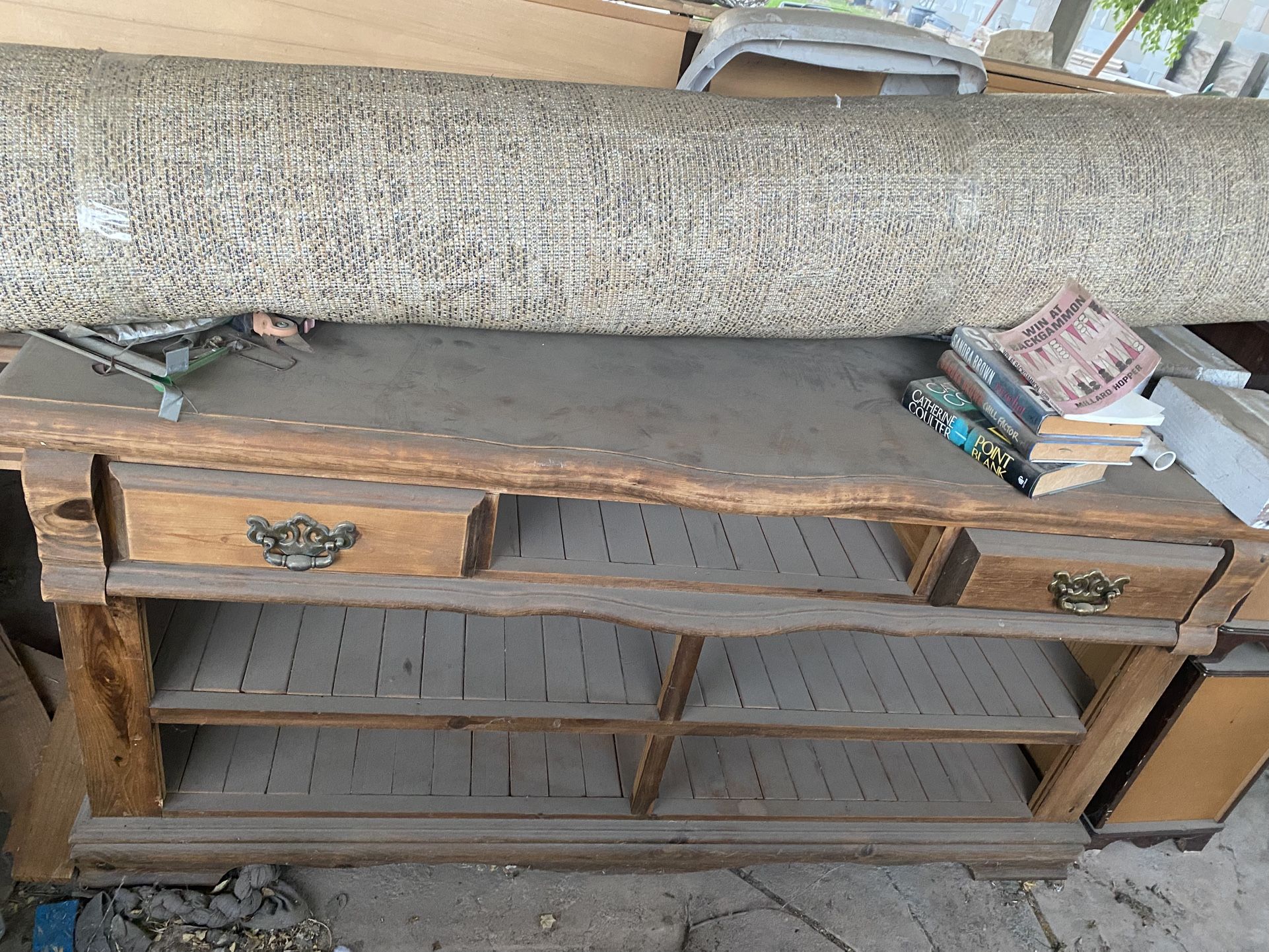 Game Console - Entertainment Console - Shelf - Table - Entertainment center