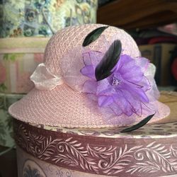 Pink And Lavender Hat