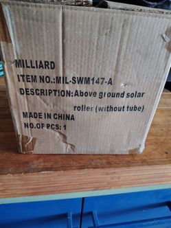Over the pool solar roller without tube