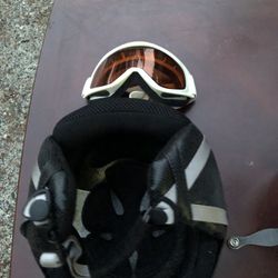 Ski Helmet Glass Set Gloves Are Free Free