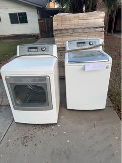 LG electric washer and dryer working