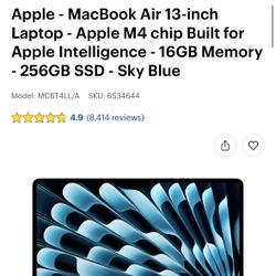 MacBook Air 13 BRAND NEW 