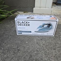 New Black+Decker Xpress Steam iron in box - $40