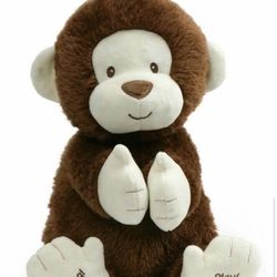 Baby Gund Animated Clappy the Monkey Sing & Play Interactive Plush Toy 12"