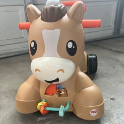 Walk Bounce & Ride Pony Baby Walker and Ride-on Learning Toy