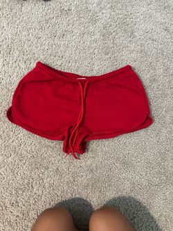 red areo shorts