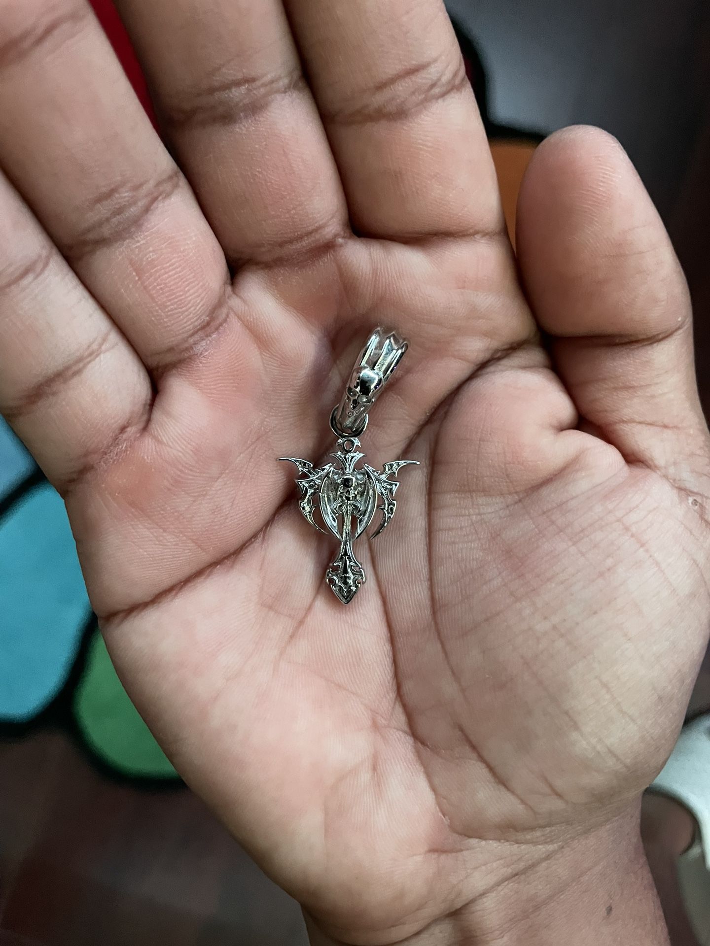 HARD JEWELRY Tribal cross pendant