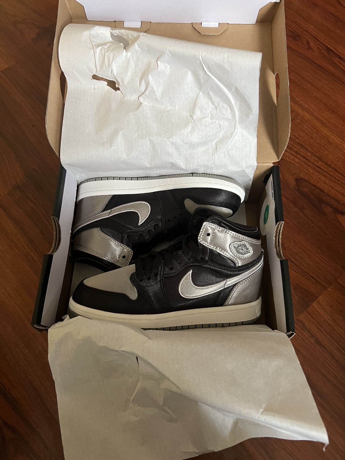Kids Jordan 1s Satin OG