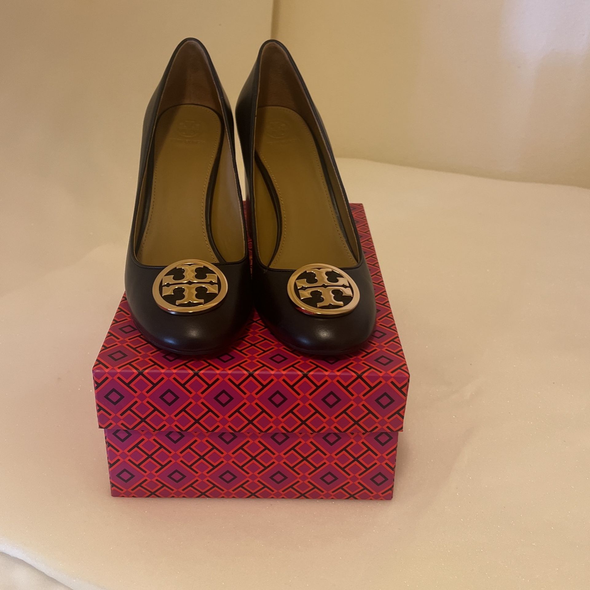 Tory Burch, Black  Heels, Size-11, $120