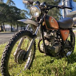 1974 HONDA XL175 Vintage street Legal Enduro Motorcycle Classic Dirtbike 