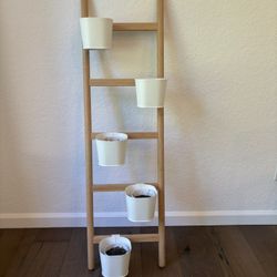 Plant Stand Wall Mounted Ladder