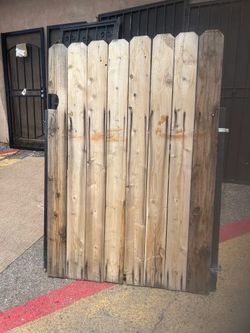 Wood Entry Gate