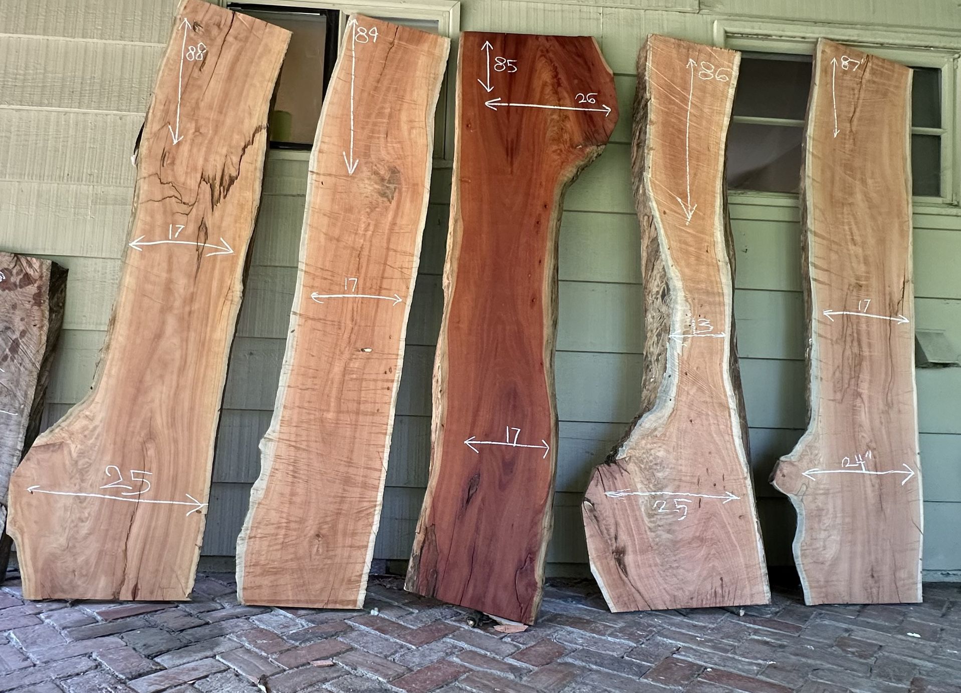 Australian RedGum Live Edge Exotic Hardwood Slabs
