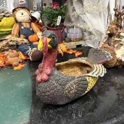 Turkey Centerpiece Container