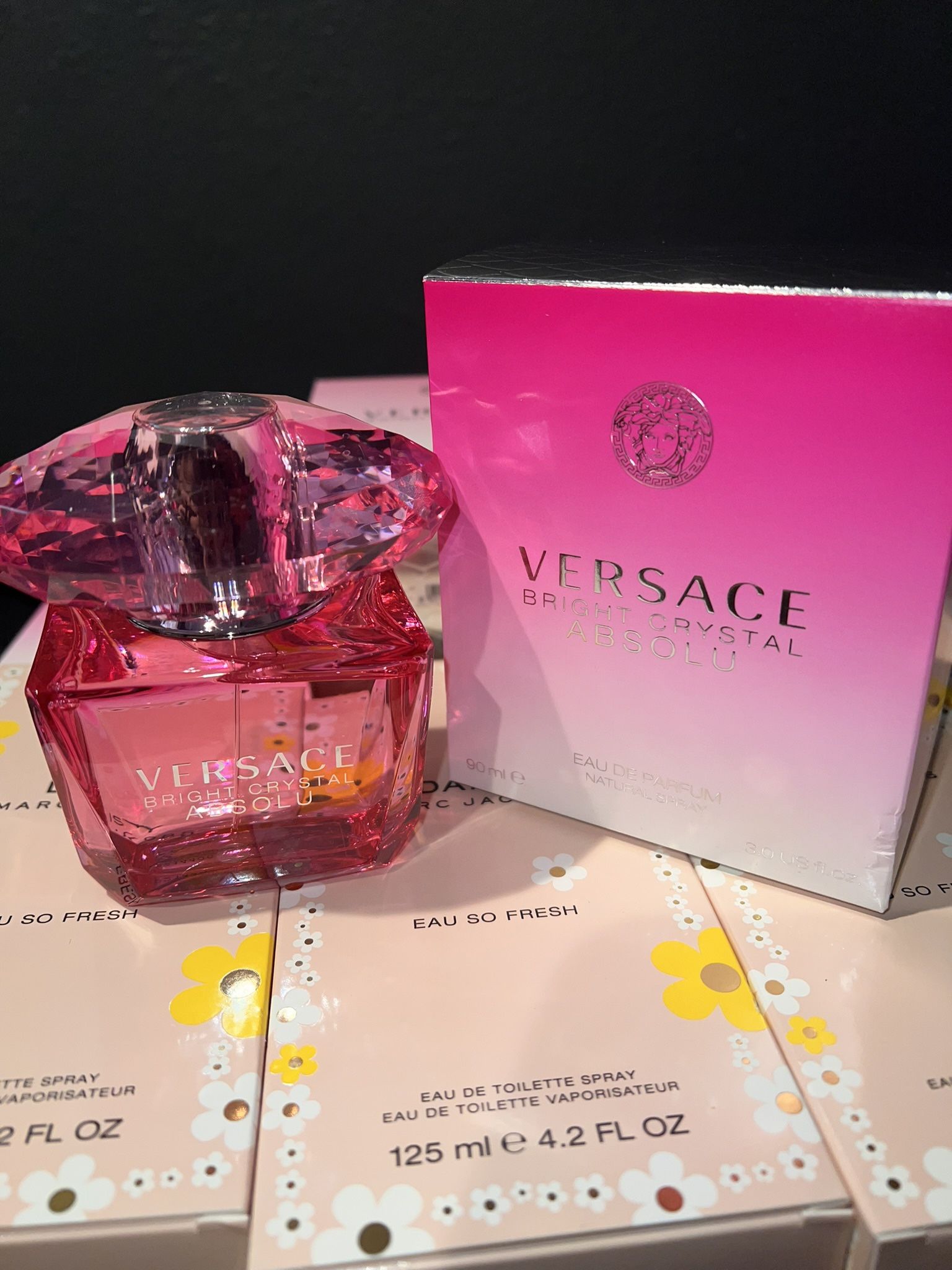 BRAND NEW Versace Bright Crystal Absolu Eau De Parfum 3 Oz