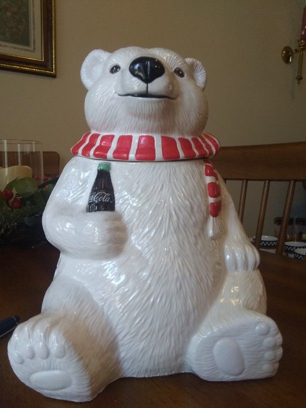Coca-cola Bear Cookie Jar