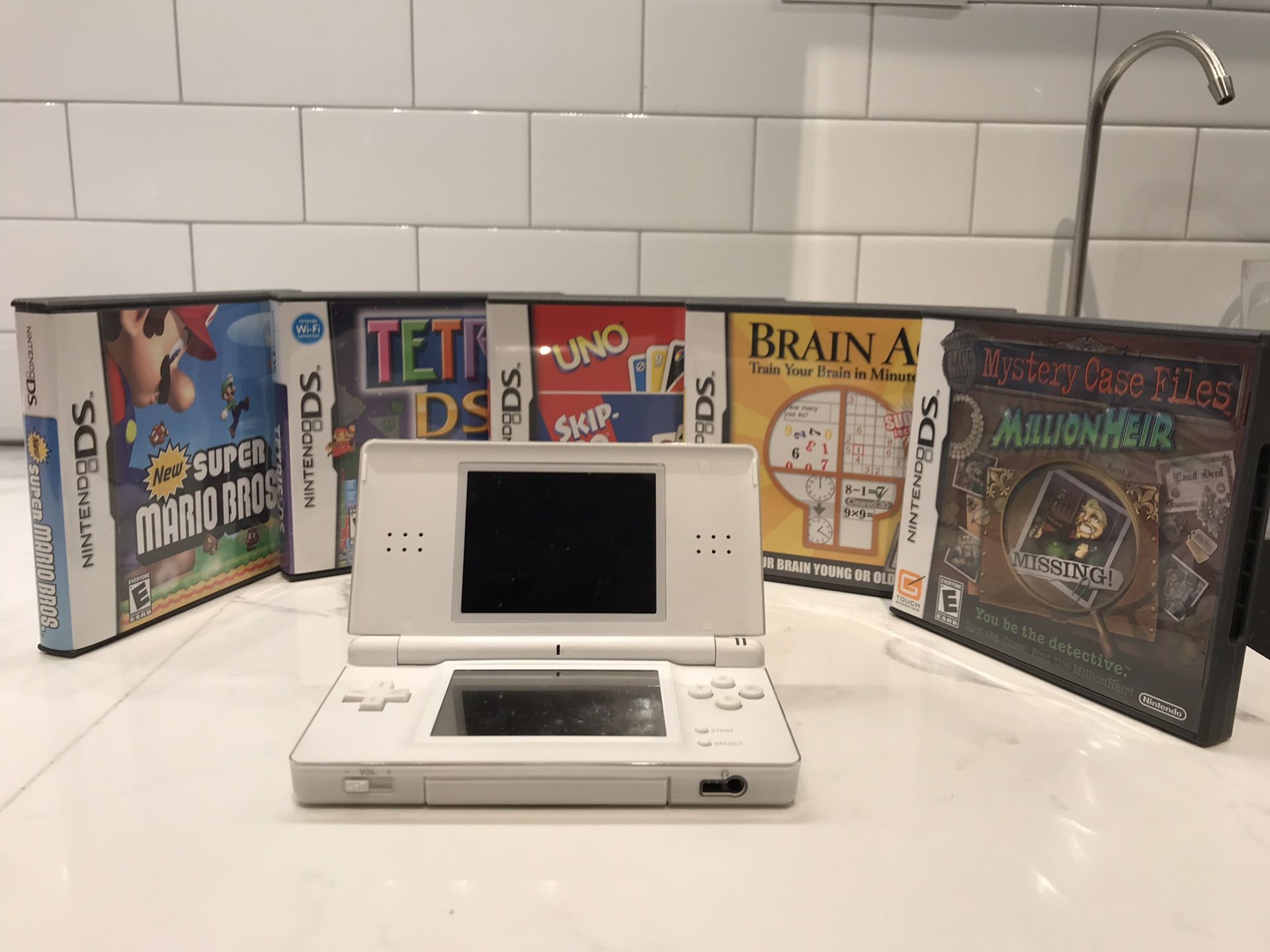 Nintendo DS and 5 games